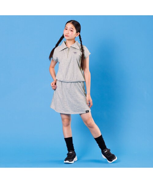 algy(アルジー)の「【ACTIVE・接触冷感】ハーフジップT&スカパンセット(その他パンツ・キッズ・グレー/ブラック・XX-SMALL/X-SMALL/SMALL/MEDIUM)」の3枚目の写真