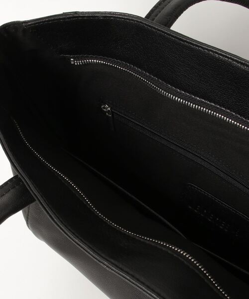L.E.D.BITES（エルイーディーバイツ）の「ゴートレザー　トートバッグ（トートバッグ・メンズ・ブラック/グレー・ONE SIZE）」の4枚目の写真