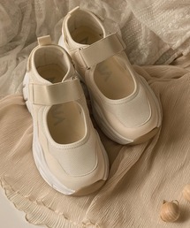 VIVIAN | 厚底ベルクロストラップスニーカー(スニーカー)