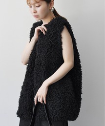 Meli rich | プードルフェイクファーベスト(ベスト)