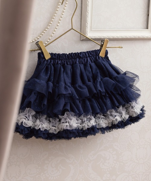 パンパンチュチュ　スカート4点セット　Mサイズ チュチュプリンセス スカート キッズ ジュニア 子供 結婚式 上品