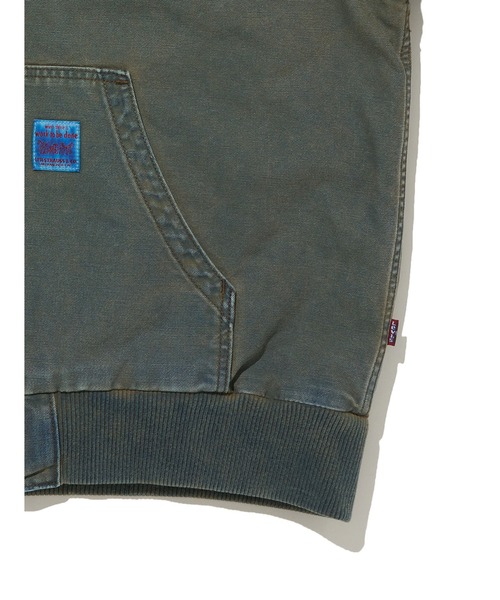 Levi's（リーバイス）の「Levi's/リーバイス WORKWEAR POTRERO デニム フーディー ブルー OTTER ECLIPSE（パーカー・メンズ・ブルー・XL/L/M/S）」の4枚目の写真
