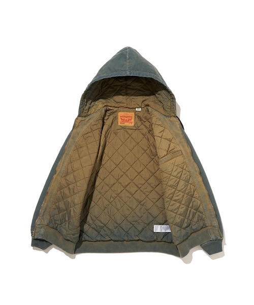 Levi's（リーバイス）の「Levi's/リーバイス WORKWEAR POTRERO デニム フーディー ブルー OTTER ECLIPSE（パーカー・メンズ・ブルー・XL/L/M/S）」の3枚目の写真