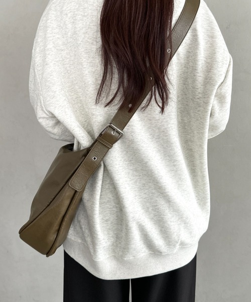 セール】A4収納可 PUショルダーバッグ ユニセックス（ショルダーバッグ