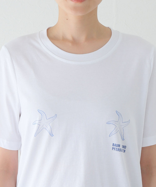 BAUM UND PFERDGARTEN(バウムウンドヘルガーデン)の「【BAUM UND PFERDGARTEN/バウム ウンド ヘルガーデン】starfish tee(Tシャツ/カットソー・レディース・ホワイト・SMALL)」の9枚目の写真