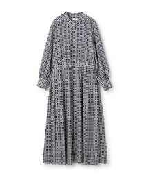BALLSEY | カラーグリッドプリント プリーツワンピース(ワンピース)