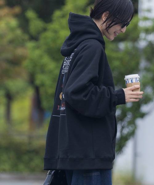 【セール】ヘビーウェイトファンクショナルUSAコットン ビッグシルエット バックプリントラグランスリーブプルオーバーパーカー【THE CRAFT CREW PRODUCTS】（パーカー）｜THE CRAFT CREW PRODUCTS（ザクラフトクループロダクツ）