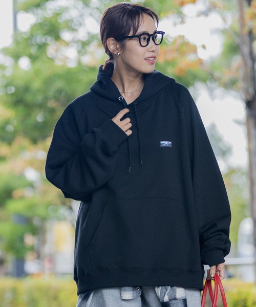 【セール】ヘビーウェイトファンクショナルUSAコットン ビッグシルエット バックプリントラグランスリーブプルオーバーパーカー【THE CRAFT CREW PRODUCTS】（パーカー）｜THE CRAFT CREW PRODUCTS（ザクラフトクループロダクツ）