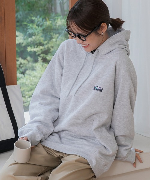 【セール】ヘビーウェイトファンクショナルUSAコットン ビッグシルエット バックプリントラグランスリーブプルオーバーパーカー【THE CRAFT CREW PRODUCTS】（パーカー）｜THE CRAFT CREW PRODUCTS（ザクラフトクループロダクツ）