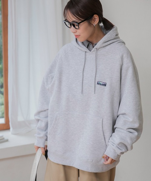 【セール】ヘビーウェイトファンクショナルUSAコットン ビッグシルエット バックプリントラグランスリーブプルオーバーパーカー【THE CRAFT CREW PRODUCTS】（パーカー）｜THE CRAFT CREW PRODUCTS（ザクラフトクループロダクツ）