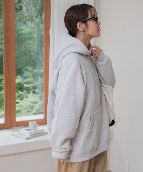 【セール】ヘビーウェイトファンクショナルUSAコットン ビッグシルエット バックプリントラグランスリーブプルオーバーパーカー【THE CRAFT CREW PRODUCTS】（パーカー）｜THE CRAFT CREW PRODUCTS（ザクラフトクループロダクツ）