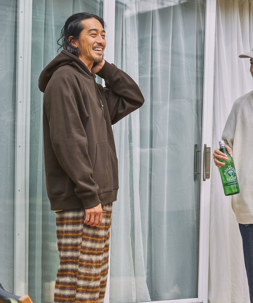 ブラミンク　ヘビーウェイトコットンプルオーバー　ビッグシルエット　ブルー　3 ブラミンク ヘビーウェイトコットンプルオーバー ビッグ