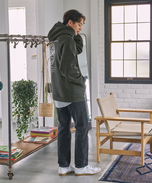 【セール】ヘビーウェイトファンクショナルUSAコットン ビッグシルエット バックプリントラグランスリーブプルオーバーパーカー【THE CRAFT CREW PRODUCTS】（パーカー）｜THE CRAFT CREW PRODUCTS（ザクラフトクループロダクツ）