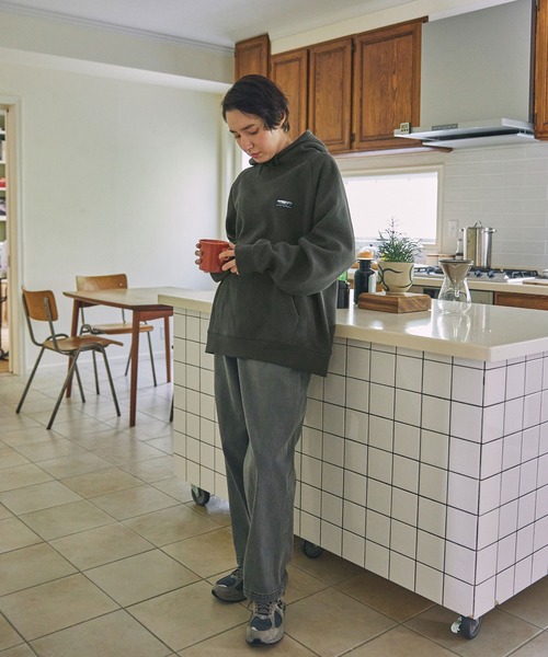 【セール】ヘビーウェイトファンクショナルUSAコットン ビッグシルエット バックプリントラグランスリーブプルオーバーパーカー【THE CRAFT CREW PRODUCTS】（パーカー）｜THE CRAFT CREW PRODUCTS（ザクラフトクループロダクツ）