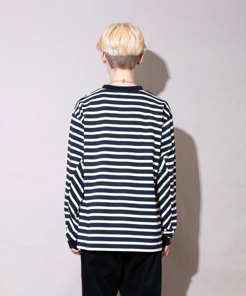 FACTOTUM(ファクトタム)の「【FACTOTUM】 Border Long Sleeve T(Tシャツ/カットソー・メンズ・ネイビー系/レッド系・46/48)」の21枚目の写真