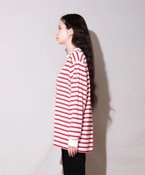 FACTOTUM(ファクトタム)の「【FACTOTUM】 Border Long Sleeve T(Tシャツ/カットソー・メンズ・ネイビー系/レッド系・46/48)」の15枚目の写真