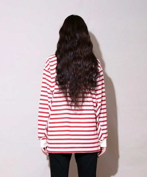 FACTOTUM(ファクトタム)の「【FACTOTUM】 Border Long Sleeve T(Tシャツ/カットソー・メンズ・ネイビー系/レッド系・46/48)」の14枚目の写真