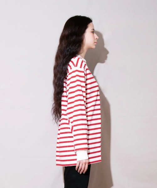 FACTOTUM(ファクトタム)の「【FACTOTUM】 Border Long Sleeve T(Tシャツ/カットソー・メンズ・ネイビー系/レッド系・46/48)」の13枚目の写真