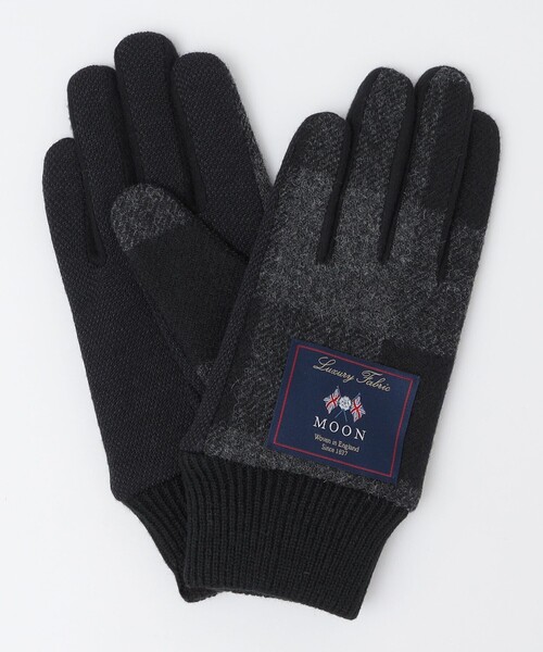 SHIPS(シップス)の「SHIPS: MOON ニット グローブ(手袋・メンズ・ブラック/グレー/ダークブルー/ネイビー/ダークグレー・ONE SIZE)」の3枚目の写真
