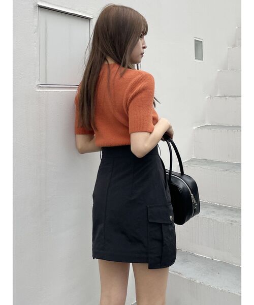 MURUA（ムルーア）の「2WAYカーゴスカート（スカート・レディース・ブラック/カーキ/グレー・1/2）」の13枚目の写真