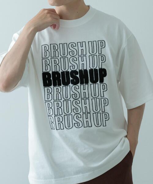 ITEMS URBANRESEARCH（アイテムズ アーバンリサーチ）の「サガラ刺繍 Tシャツ Brush Up（Tシャツ/カットソー・メンズ・ブラック/ホワイト・MEDIUM/LARGE）」の9枚目の写真