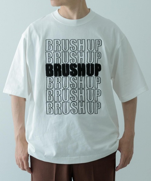 ITEMS URBANRESEARCH（アイテムズ アーバンリサーチ）の「サガラ刺繍 Tシャツ Brush Up（Tシャツ/カットソー・メンズ・ブラック/ホワイト・MEDIUM/LARGE）」の21枚目の写真