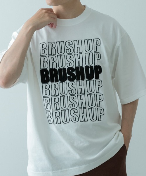 ITEMS URBANRESEARCH（アイテムズ アーバンリサーチ）の「サガラ刺繍 Tシャツ Brush Up（Tシャツ/カットソー・メンズ・ブラック/ホワイト・MEDIUM/LARGE）」の20枚目の写真