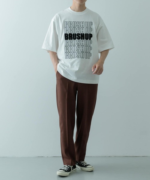 ITEMS URBANRESEARCH（アイテムズ アーバンリサーチ）の「サガラ刺繍 Tシャツ Brush Up（Tシャツ/カットソー・メンズ・ブラック/ホワイト・MEDIUM/LARGE）」の17枚目の写真