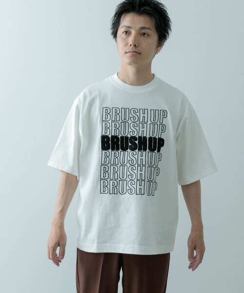 ITEMS URBANRESEARCH（アイテムズ アーバンリサーチ）の「サガラ刺繍 Tシャツ Brush Up（Tシャツ/カットソー・メンズ・ブラック/ホワイト・MEDIUM/LARGE）」の16枚目の写真