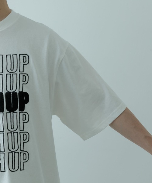 ITEMS URBANRESEARCH（アイテムズ アーバンリサーチ）の「サガラ刺繍 Tシャツ Brush Up（Tシャツ/カットソー・メンズ・ブラック/ホワイト・MEDIUM/LARGE）」の11枚目の写真