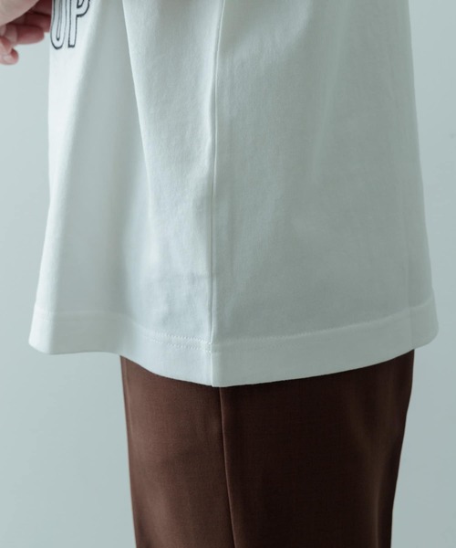 ITEMS URBANRESEARCH（アイテムズ アーバンリサーチ）の「サガラ刺繍 Tシャツ Brush Up（Tシャツ/カットソー・メンズ・ブラック/ホワイト・MEDIUM/LARGE）」の10枚目の写真