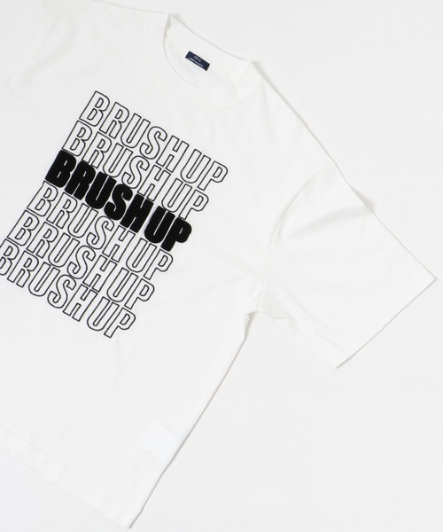 ITEMS URBANRESEARCH（アイテムズ アーバンリサーチ）の「サガラ刺繍 Tシャツ Brush Up（Tシャツ/カットソー・メンズ・ブラック/ホワイト・MEDIUM/LARGE）」の7枚目の写真