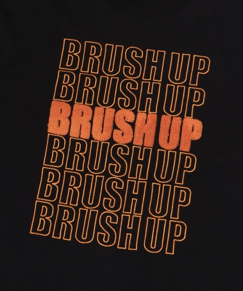 ITEMS URBANRESEARCH（アイテムズ アーバンリサーチ）の「サガラ刺繍 Tシャツ Brush Up（Tシャツ/カットソー・メンズ・ブラック/ホワイト・MEDIUM/LARGE）」の4枚目の写真