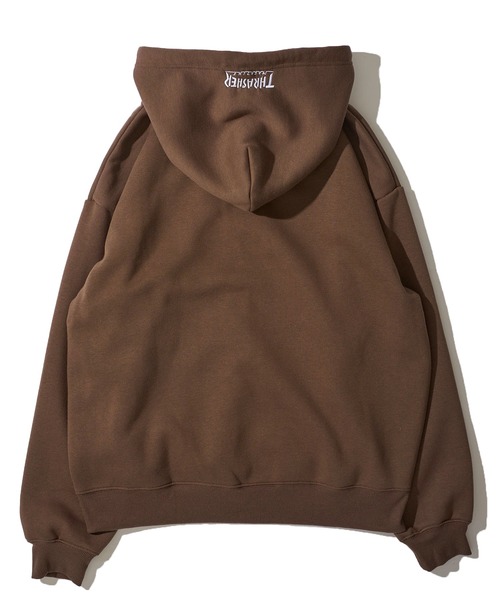 THRASHER（スラッシャー）の「【THRASHER / スラッシャー】裏起毛ワンポイント刺繍ジップアップパーカー（パーカー・メンズ・ブラック/ホワイト/ライトグレー/グリーン/ネイビー/ワインレッド/アイボリー/ブラウン・MEDIUM/LARGE/X-LARGE）」の22枚目の写真