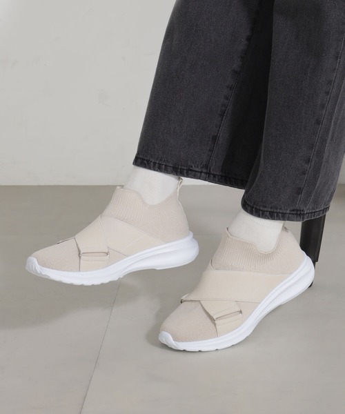 FOUND GOOD(ファウンドグッド)の「ニットスニーカー(スニーカー・レディース・アイボリー/ブラック/グレー系2/ブラウン系5・XL/L/M/S)」の11枚目の写真