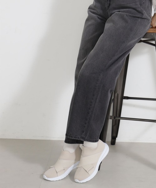 FOUND GOOD(ファウンドグッド)の「ニットスニーカー(スニーカー・レディース・アイボリー/ブラック/グレー系2/ブラウン系5・XL/L/M/S)」の12枚目の写真