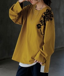 刺繍ロンT