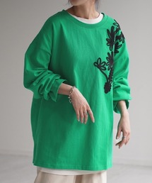 刺繍ロンT
