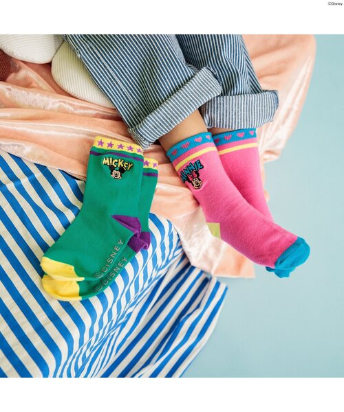 Disney（ディズニー）の「ディズニーキャラクター　POPソックス（ソックス/靴下・キッズ・グリーン/ピンク・15 /18/21）」の12枚目の写真