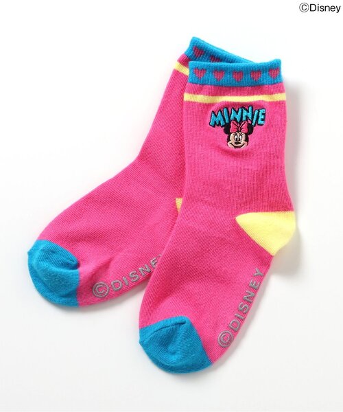 Disney（ディズニー）の「ディズニーキャラクター　POPソックス（ソックス/靴下・キッズ・グリーン/ピンク・15 /18/21）」の4枚目の写真