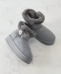 【Bridget Birkin】ポイントビジュームートンブーツ(543605)