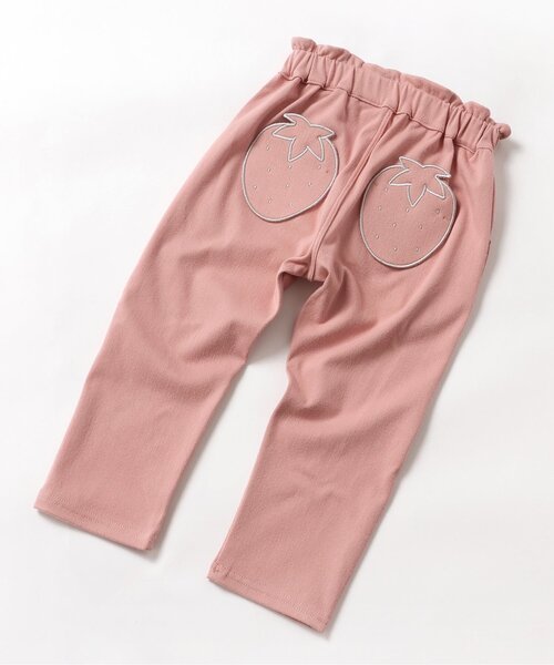 apres les cours（アプレレクール）の「【WEB限定】デイジー・イチゴポケットカットパンツ（その他パンツ・キッズ・ブラック/サックスブルー/ブルー/ピンク・80/90/100/110/120/130/140）」の4枚目の写真