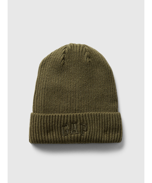 GAP（ギャップ）の「GAPロゴ ビーニー ニットキャップ（ニットキャップ/ビーニー・レディース・カーキ/ライトグレー/ホワイト/ピンク・ONE SIZE）」の3枚目の写真