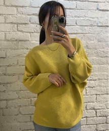and it_（アンドイット）の「ボートネックリブドルマンプルオーバー（ニット/セーター）」