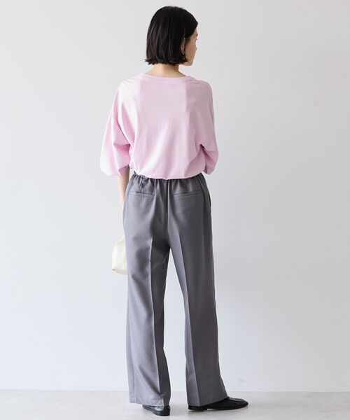 AMERICAN HOLIC（アメリカンホリック）の「7分袖タックスリーブカットプルオーバー（Tシャツ/カットソー・レディース・その他7/オフホワイト/グレー/ピンク・M/L）」の22枚目の写真