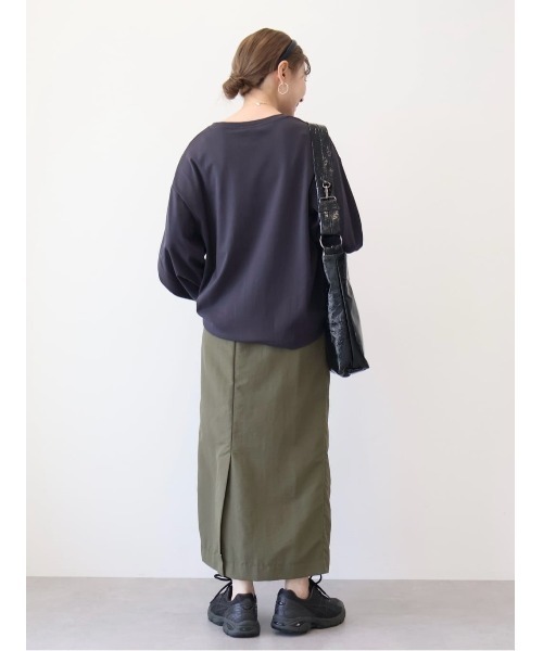 AMERICAN HOLIC（アメリカンホリック）の「7分袖タックスリーブカットプルオーバー（Tシャツ/カットソー・レディース・その他7/オフホワイト/グレー/ピンク・M/L）」の11枚目の写真