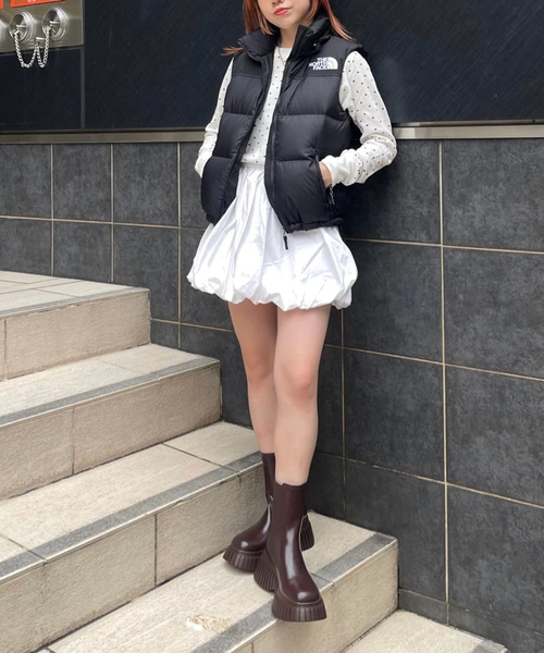 Oriens JOURNAL STANDARD（オリエンス ジャーナルスタンダード）の「COTTON BUBBLE スカート（スカート・レディース・ホワイト/ブラック・FREE）」の8枚目の写真