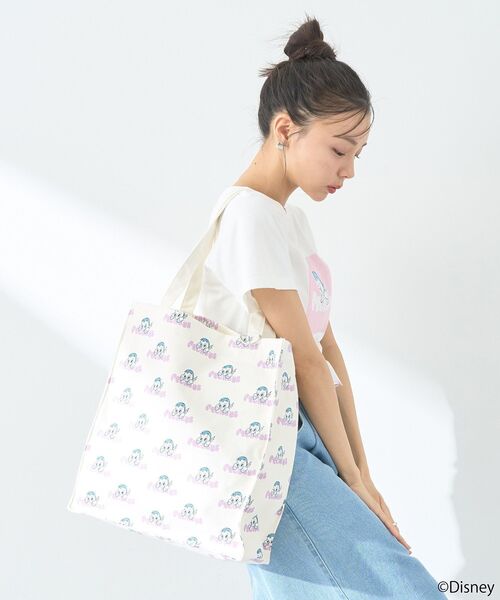 Disney(ディズニー)の「ヘラクレス/トートBAG(トートバッグ・レディース・ピンク/ライトブルー・FREE)」の4枚目の写真