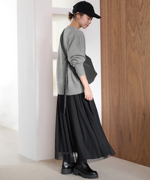 JOURNAL STANDARD relume（ジャーナルスタンダード　レリューム）の「ハミルトンウールクループルオーバー（ニット/セーター・レディース・グレー/レッド/ネイビー/ベージュ・FREE）」の11枚目の写真