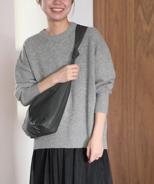 JOURNAL STANDARD relume（ジャーナルスタンダード　レリューム）の「ハミルトンウールクループルオーバー（ニット/セーター・レディース・グレー/レッド/ネイビー/ベージュ・FREE）」の15枚目の写真